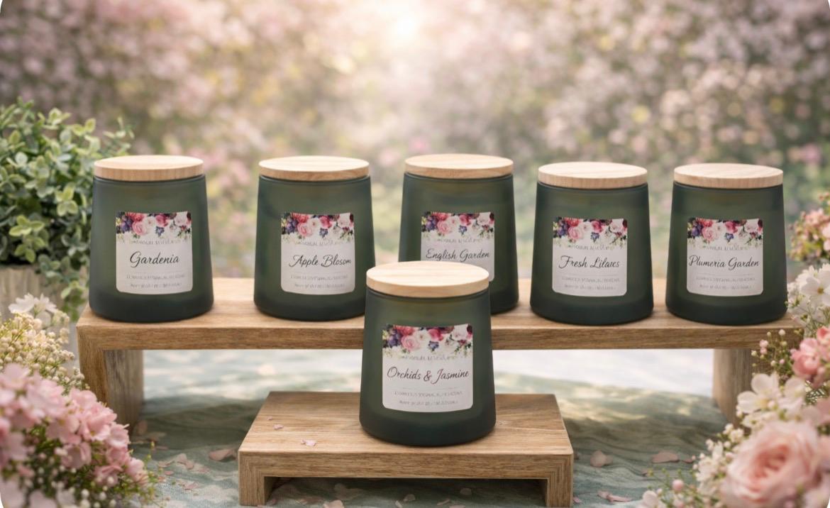 Spring Floral Collection - Coconut Soy Candle